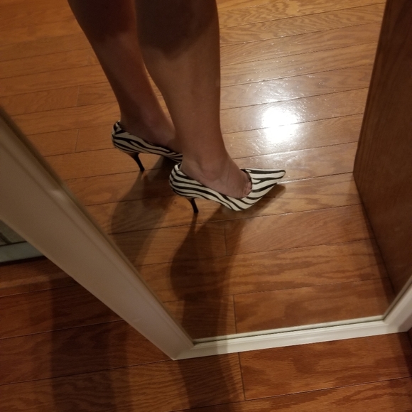 Zebra Print Heels - Picture 5 of 5